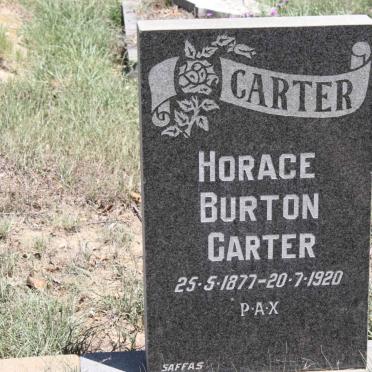 CARTER Horace Burton 1877-1920