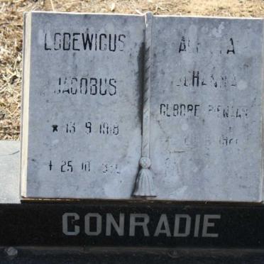 CONRADIE Lodewicus Jacobus 1918-193? &amp; Aletta Johanna PIENAAR ??-??