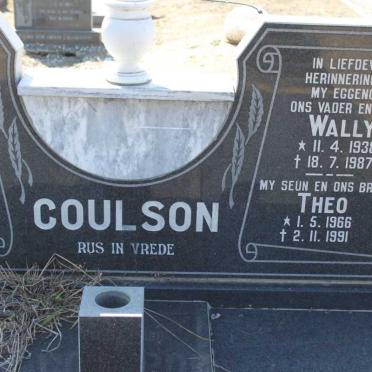 COULSON Wally 1938-1987 :: COULSON Theo 1966-1991