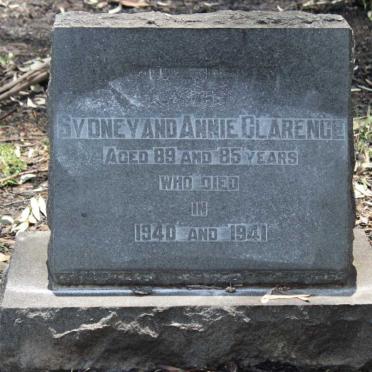 CLARENCE Sydney -1940 &amp; Annie -1941