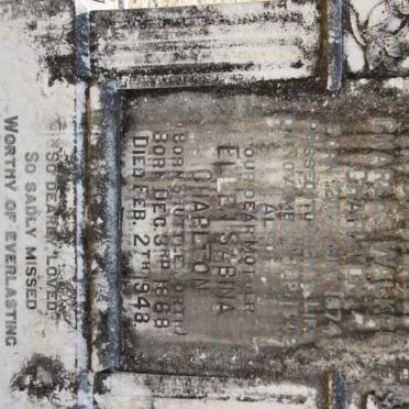 CHARLTON Charles Walker 1847-1942 &amp; Ellen Sabina SHUTTLEWORTH 1868-1948