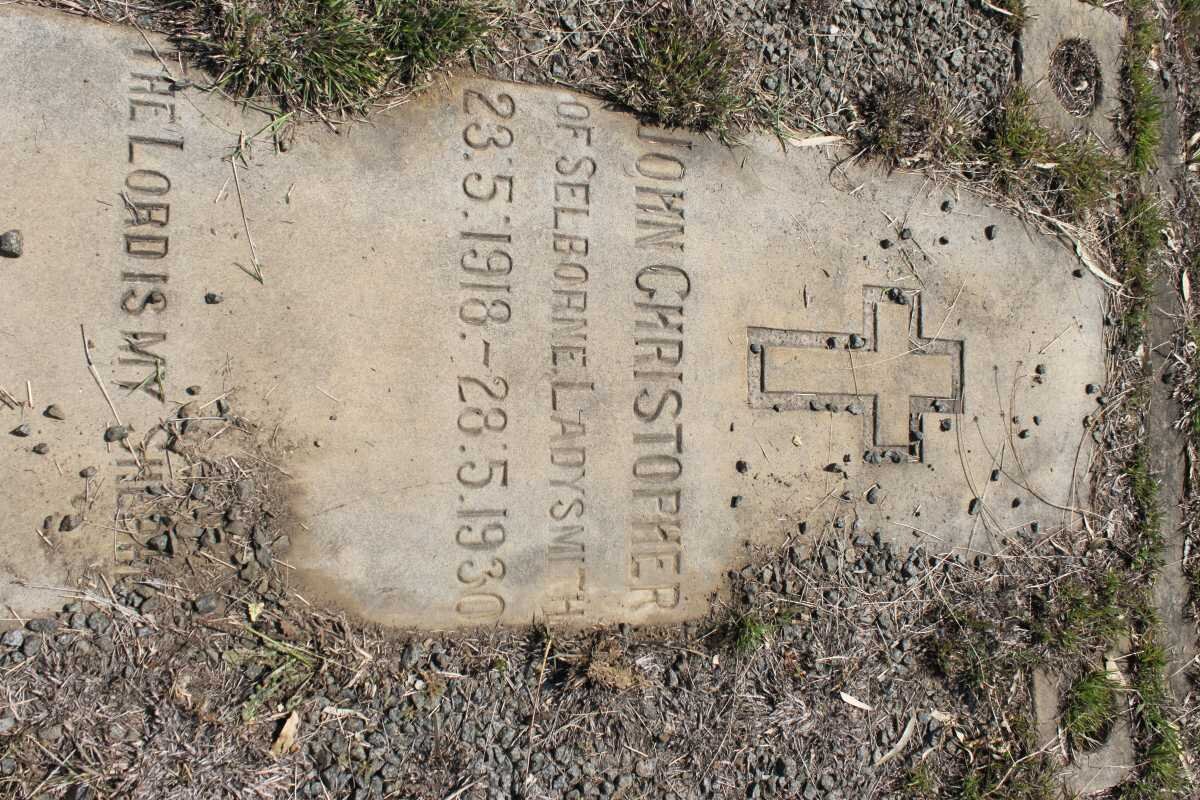 CHRISTOPHER John 1918-1930