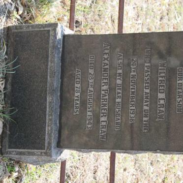 CRAW Alexander Parker 1865-1943 :: CRAW Wilfred -1938