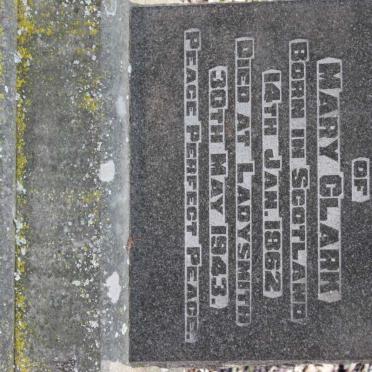 CLARK Mary 1862-1943