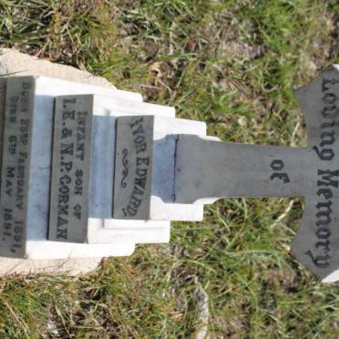 CORMAN Ivor Edward 1891-1891