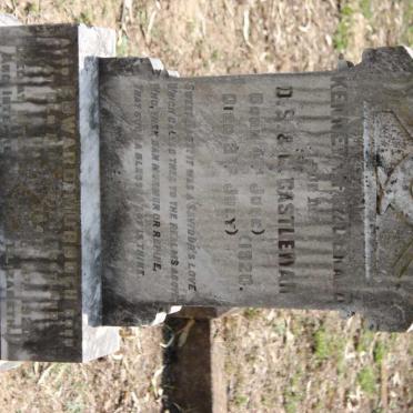 CASTLEMAN Kenneth Fitzgerald 1920-1920 :: MURDOCH Edward 184?-1920