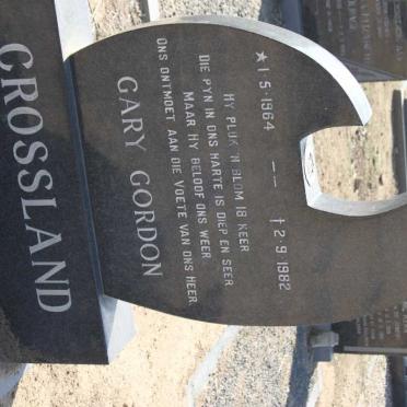 CROSSLAND Gary Gordon 1964-1982