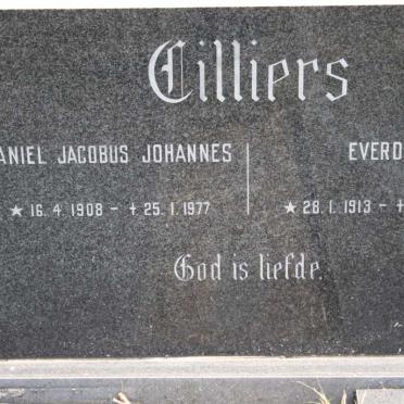 CILLIERS Daniel Jacobus Johannes 1908-1977 &amp; Everdina 1913-