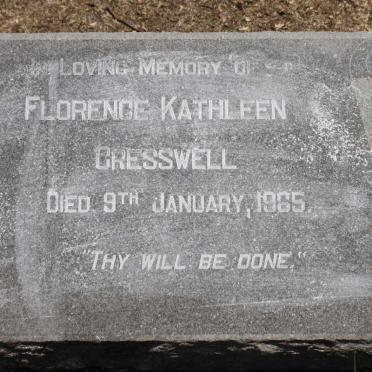 CRESSWELL Florence Kathleen -1965