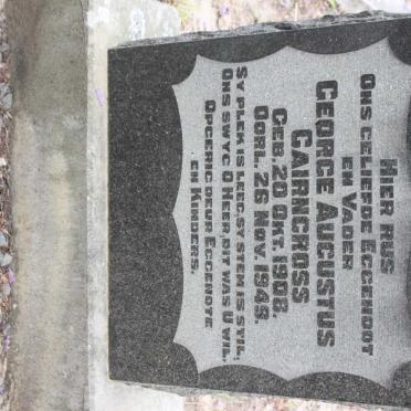 CAIRNCROSS George Augustus 1908-1949