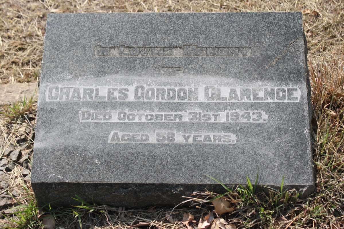 CLARENCE Charles Gordon -1943