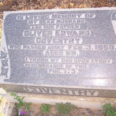 COVENTRY Oliver Edward  -1950