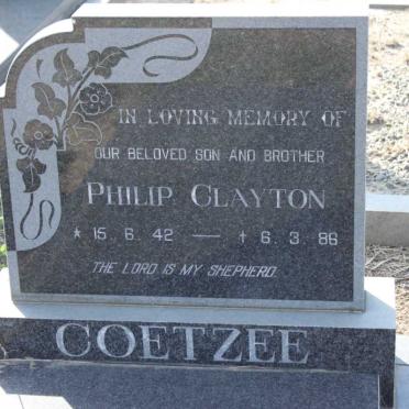 COETZEE Philip Clayton 1942-1986