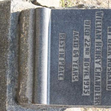 CHANDLER William Henry -1935