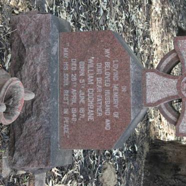 COCHRANE William 1871-1946