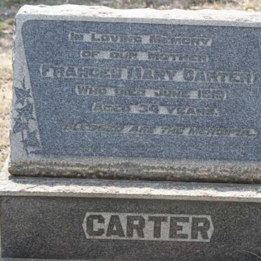 CARTER Frances Mary -1919