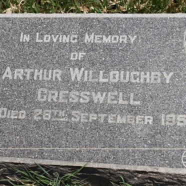 CRESSWELL Arthur Willoughby -1950