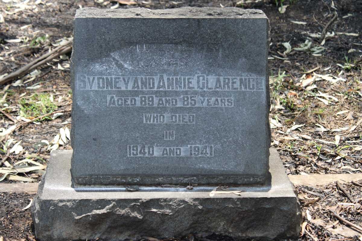CLARENCE Sydney -1940 &amp; Annie -1941