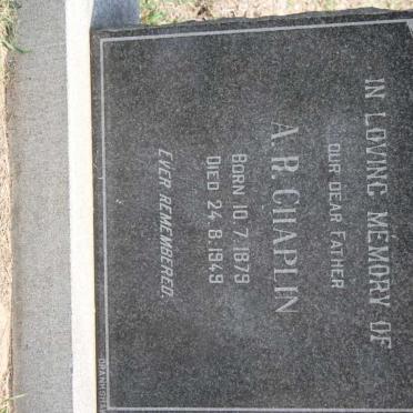 CHAPLIN A.R. 1879-1949