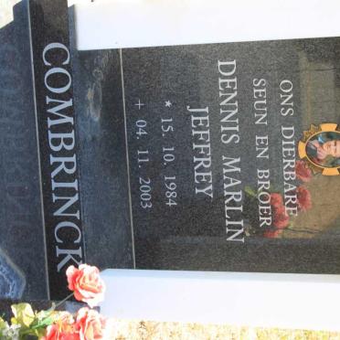 COMBRINCK Dennis Marlin Jeffrey 1984-2003