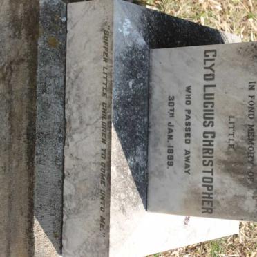 CHRISTOPHER Glyd Lucius -1899