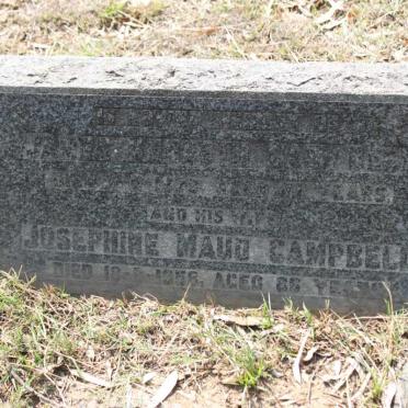 CAMPBELL ? &amp; Josephine Maud -1958