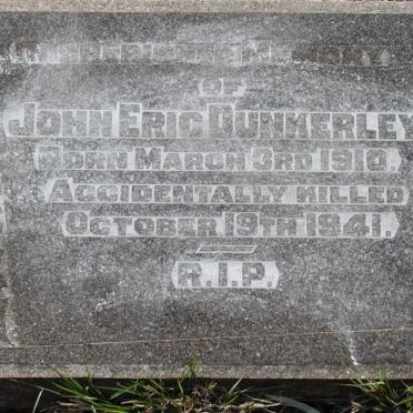 DUNKERLEY John Eric 1910-1941