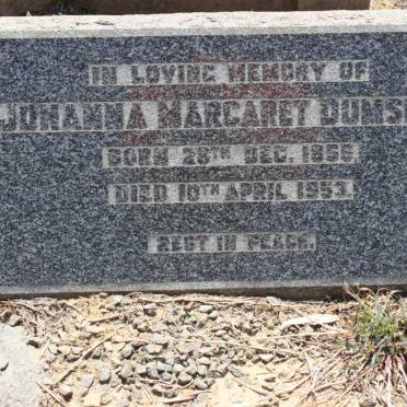 DUMSDAY Johanna Margaret 1855-1953