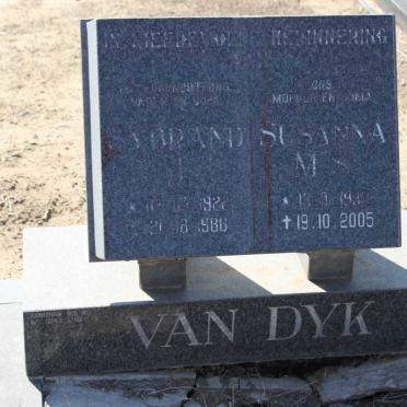 DYK Sybrand, van 1922-1986 &amp; Susanna M.S. 193?-2005