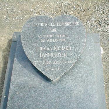 DANNHAUSER Thomas Richard 1918-1972