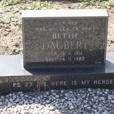 DAUBERT Bettie 1911-1982