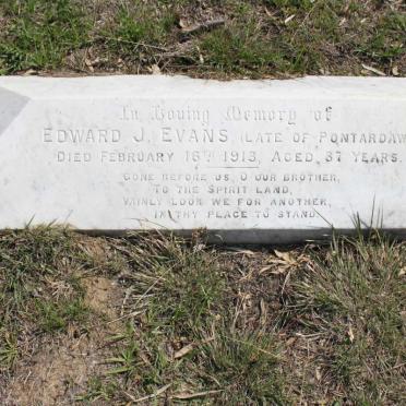 EVANS Edward J. -1913