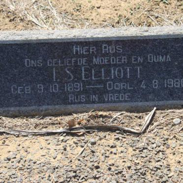 ELLIOTT I.S. 1891-1980