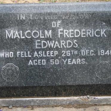 EDWARDS Malcolm Fredrick -1946