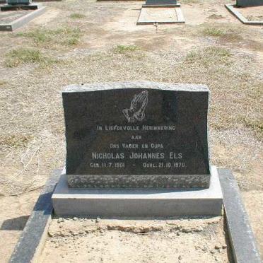 ELS Nicholas Johannes 1901-1970