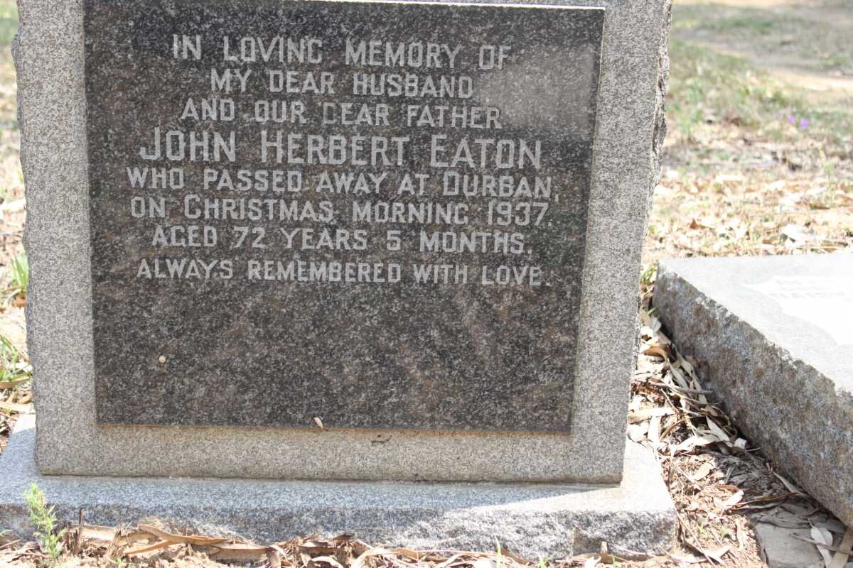 EATON John Herbert -1937