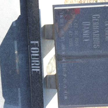 FOURIE Gerhardus Daniel 1968-199?