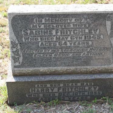 FRITCHLEY Harry -1955 &amp; Sabine -1945