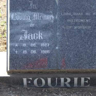 FOURIE Jack 1927-1985