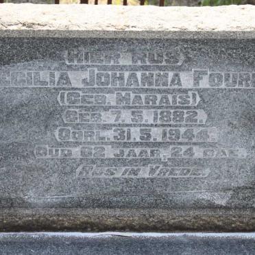 FOURIE Stephanus Josephus 1883-1966 &amp; Cecilia Johanna MARAIS 1882-1944