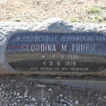 FOURIE Cloudina M. 1901-1978