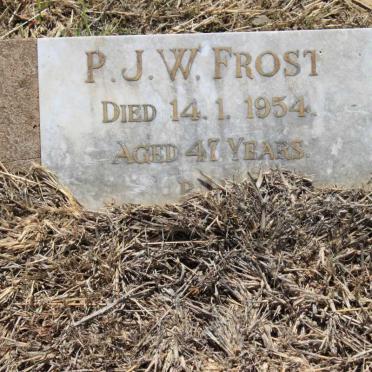 FROST P.J.W. -1954