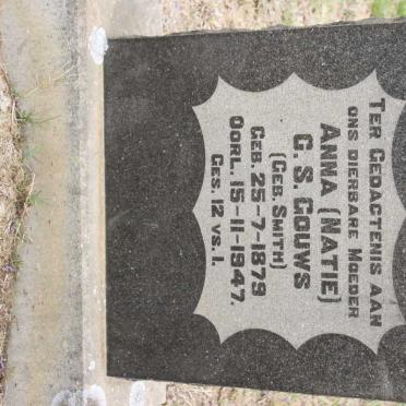 GOUWS Anna C.S. nee SMITH 1879-1947