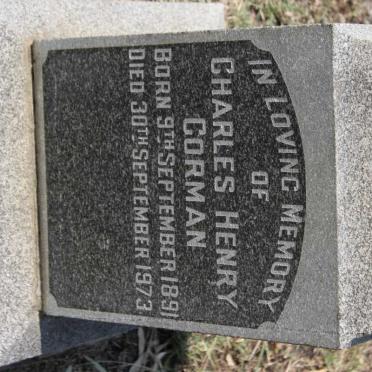 GORMAN Charles Henry 1891-1973