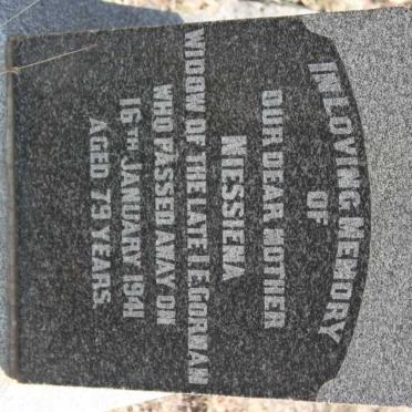 GORMAN Niessiena -1941