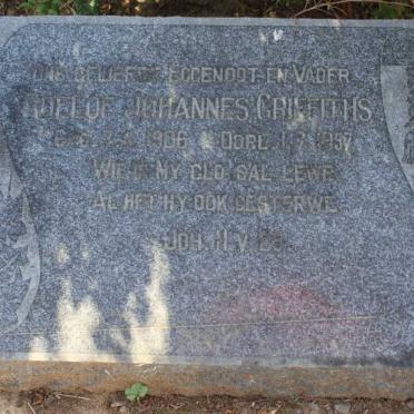 GRIFFITHS Roelof Johannes 1906-1957