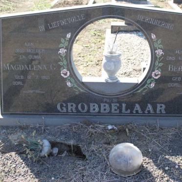 GROBBELAAR Bernardus 1922-1982 &amp; Magdalena C. 1921-