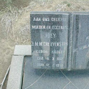 GREYVENSTEIN J.J.M. geb. KRUGER 1912-1970