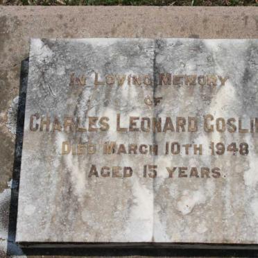 GOSLIN Charles Leonard -1948