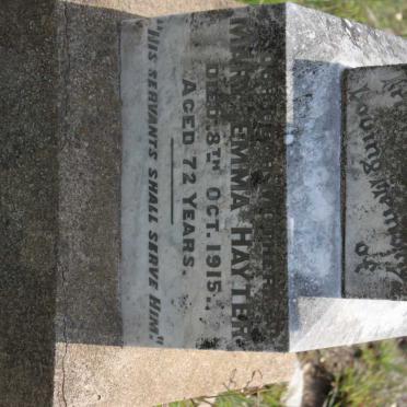 HAYTER Mary Emma -1915